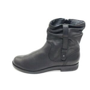 ABEO Yasmin Black Leather Ankle Boots Comfort B.I.O. System Womens Size 8.5